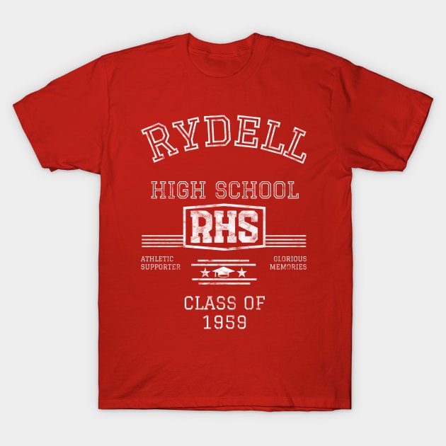 Rydell High School T-Shirt by Slightly Unhinged